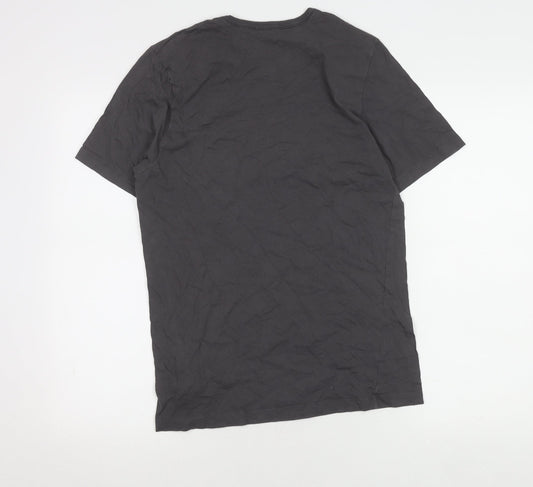Hugo Boss Men's Grey Medium Crew Neck T-Shirt