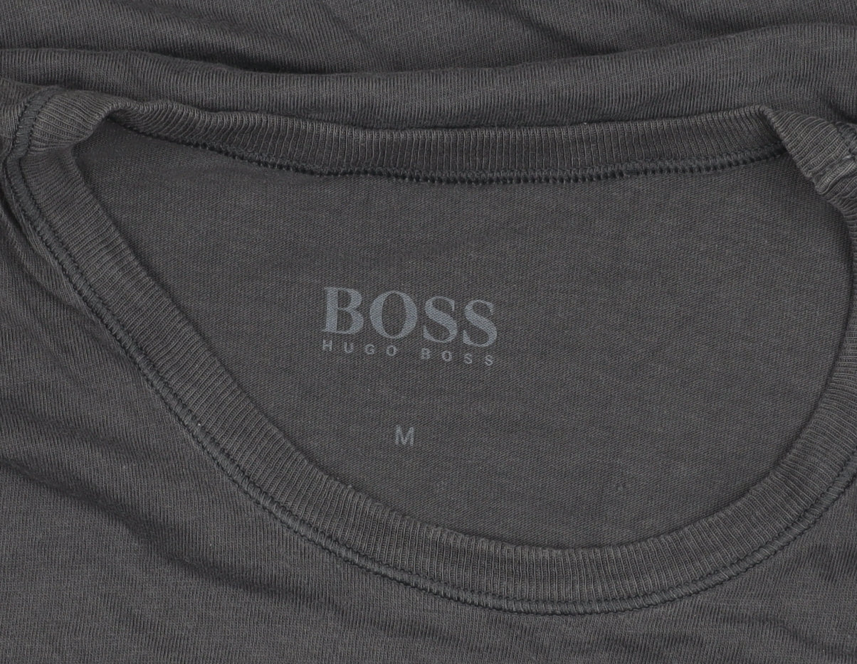 Hugo Boss Men's Grey Medium Crew Neck T-Shirt