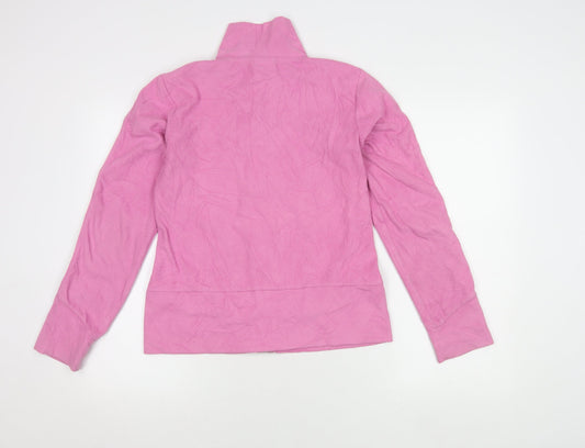 Puma Women's Pink Microfleece Jacket Size 10