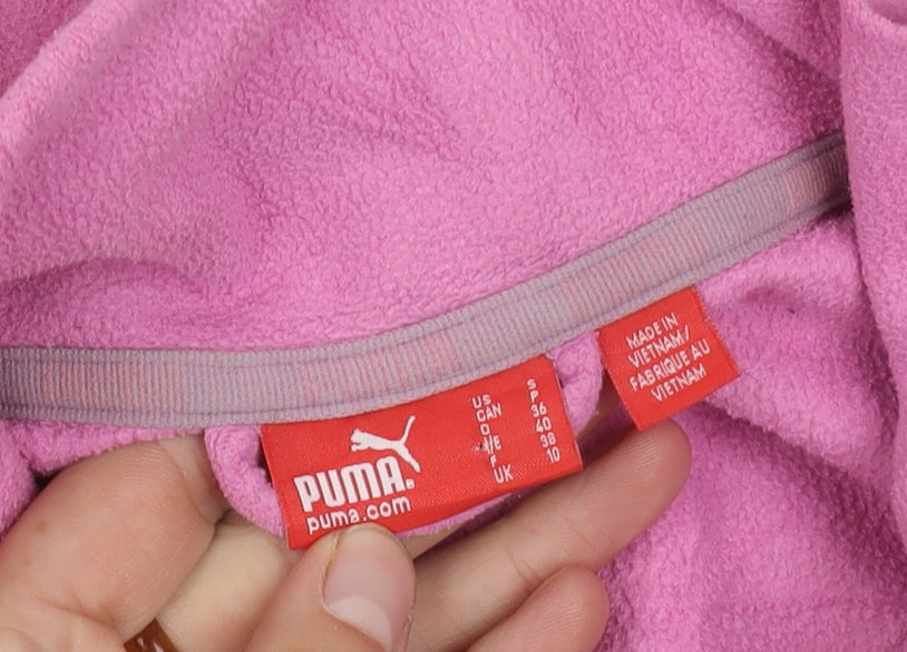 Puma Women's Pink Microfleece Jacket Size 10