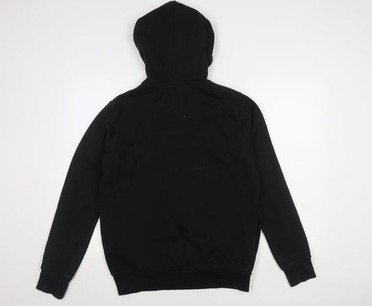 McKenzie Men's Black Hooded Full Zip Jacket L