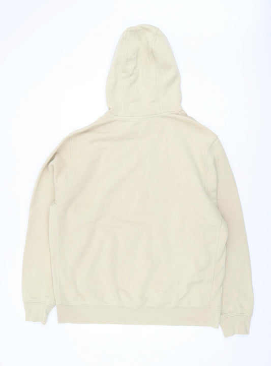 Nike Men's Beige Pullover Hoodie - Size L