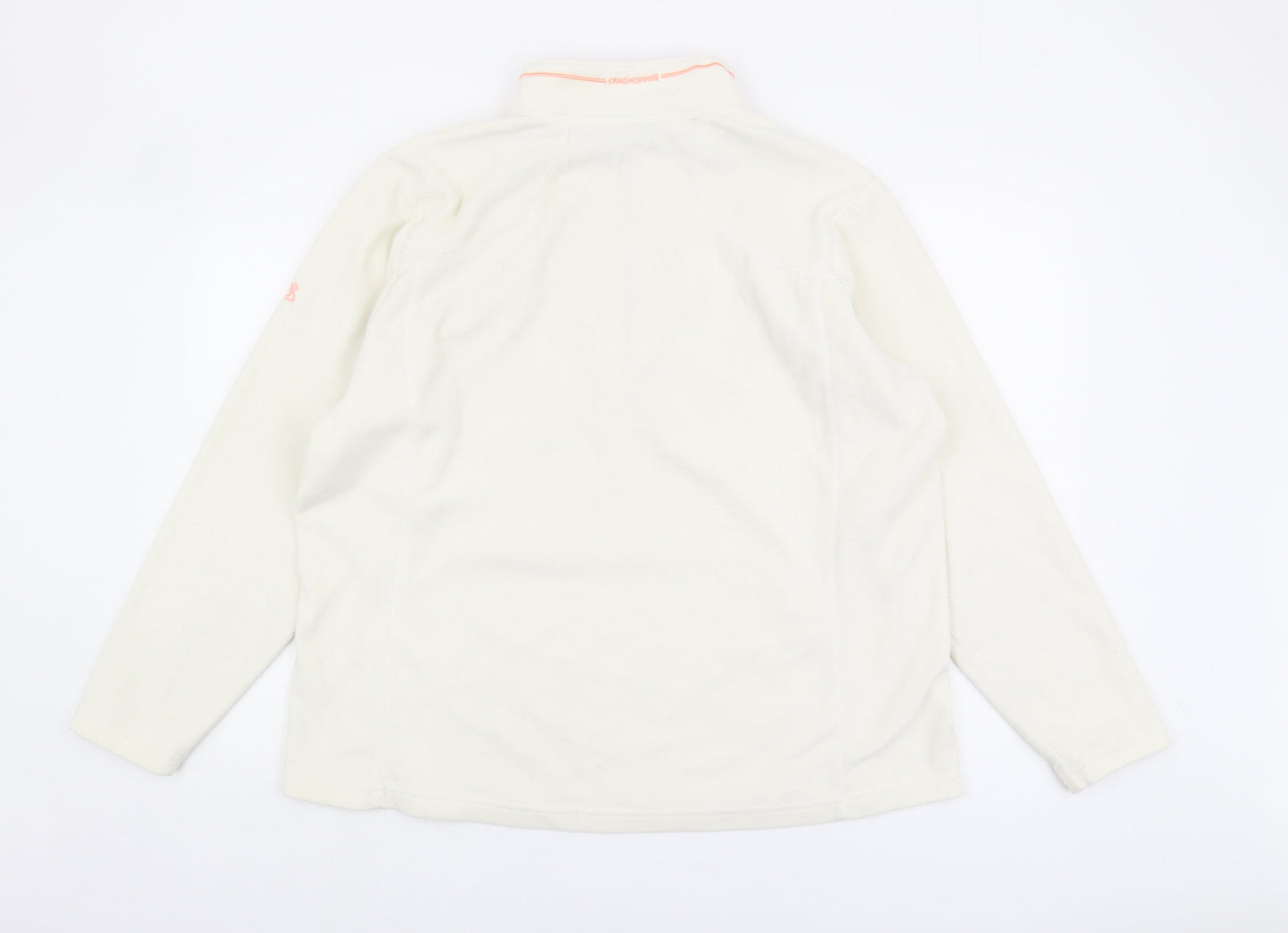 Craghoppers Unisex White Fleece 1/2 Zip Sweatshirt