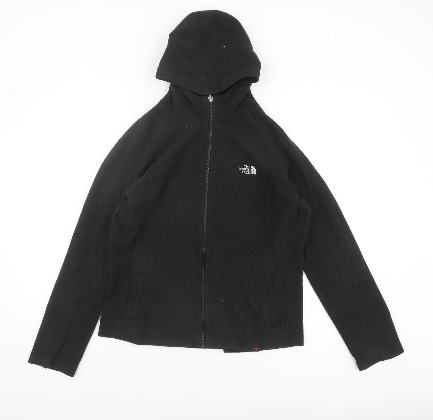 The North Face Women's Black Hooded Fleece Jacket L
