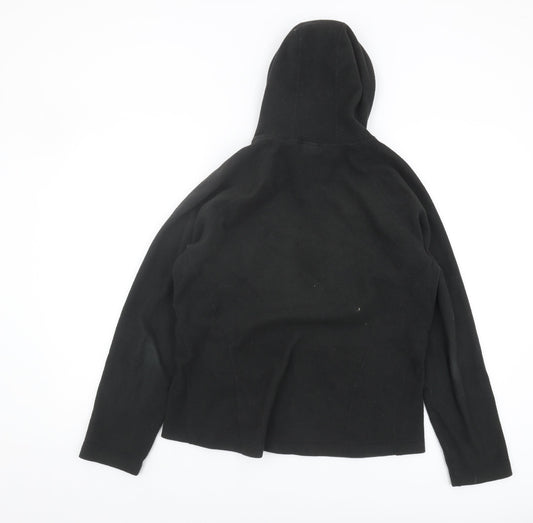 The North Face Women's Black Hooded Fleece Jacket L