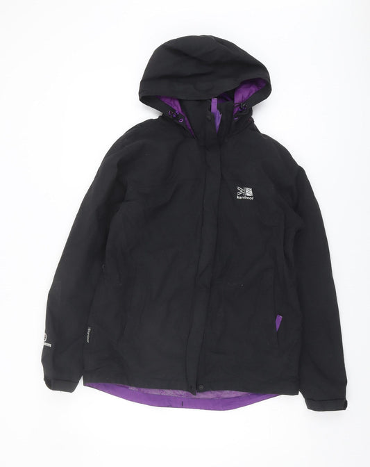 Karrimor Women's Black Hooded Jacket Size 10