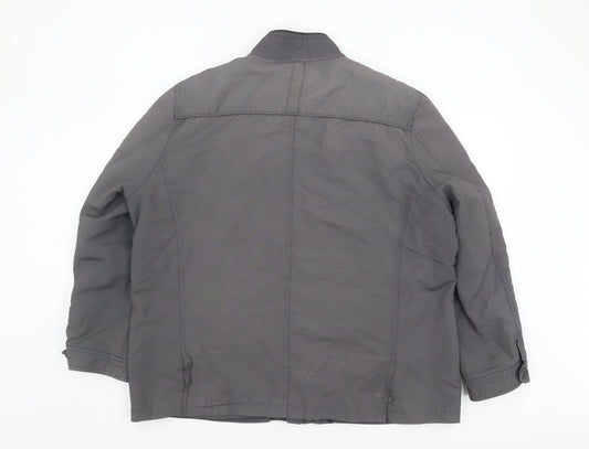 Jeff Banks Men's Grey 2XL Military Jacket