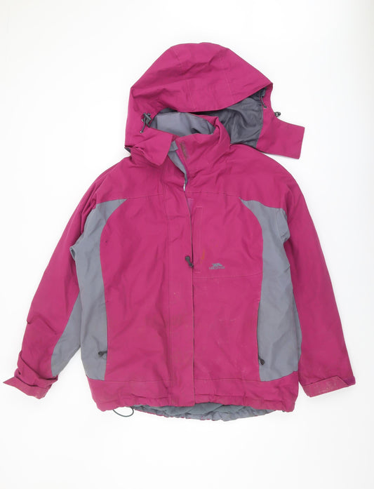 Trespass Women's Purple Parka Jacket - L