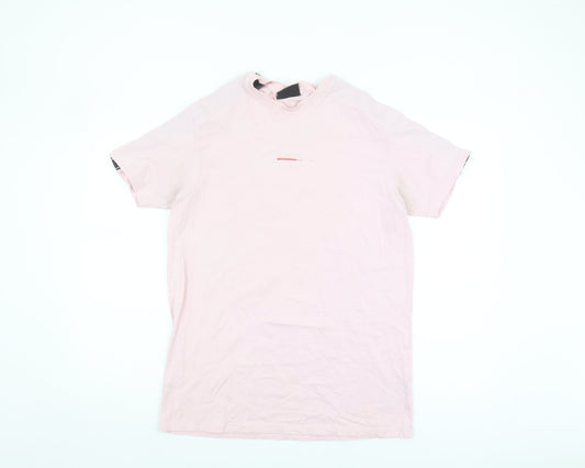 McKenzie Men's Pink Cotton Short Sleeve T-Shirt M