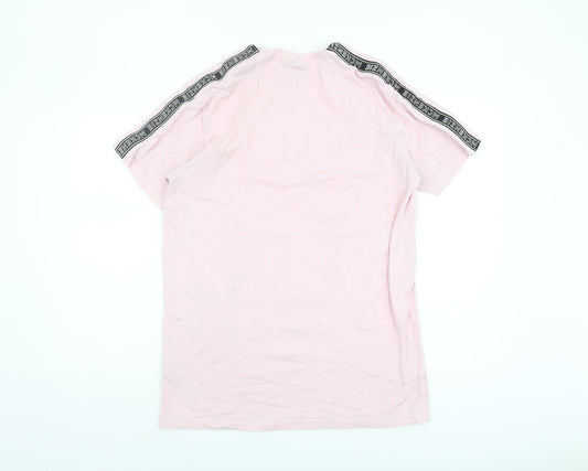 McKenzie Men's Pink Cotton Short Sleeve T-Shirt M