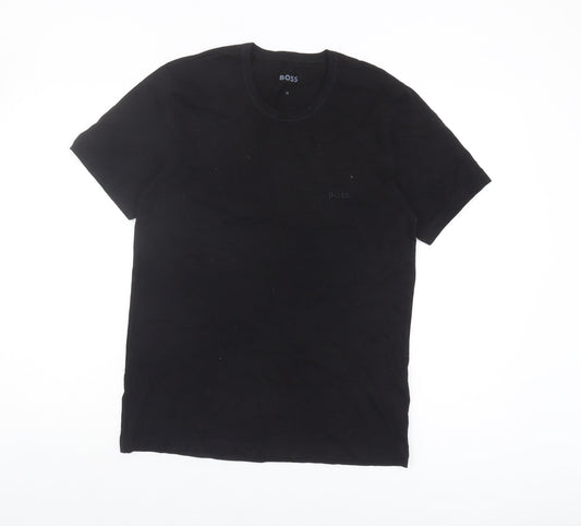 BOSS Men's Black Medium Crew Neck T-Shirt