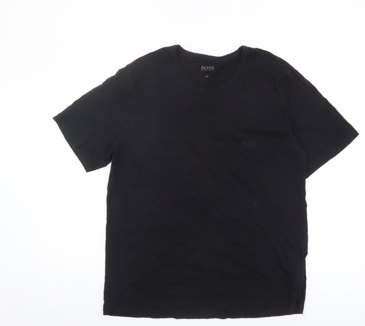 Hugo Boss Men's Black 2XL Crew Neck Short Sleeve T-Shirt