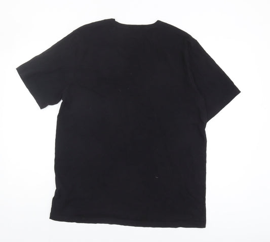 Hugo Boss Men's Black 2XL Crew Neck Short Sleeve T-Shirt