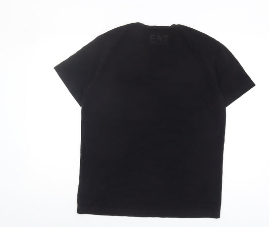Emporio Armani Men's Black Logo T-Shirt L