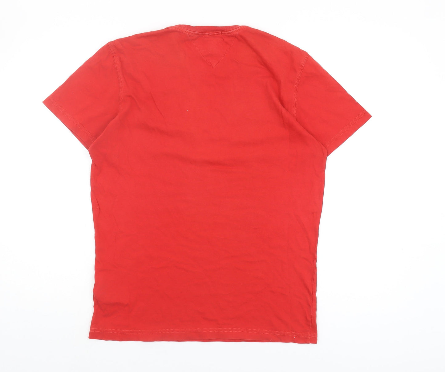 Hilfiger Denim Men's Red Graphic T-Shirt S