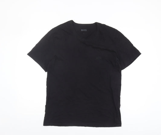 Hugo Boss Men's Black Crew Neck T-Shirt Size L