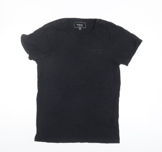 Firetrap Men's Black Medium Crew Neck T-Shirt