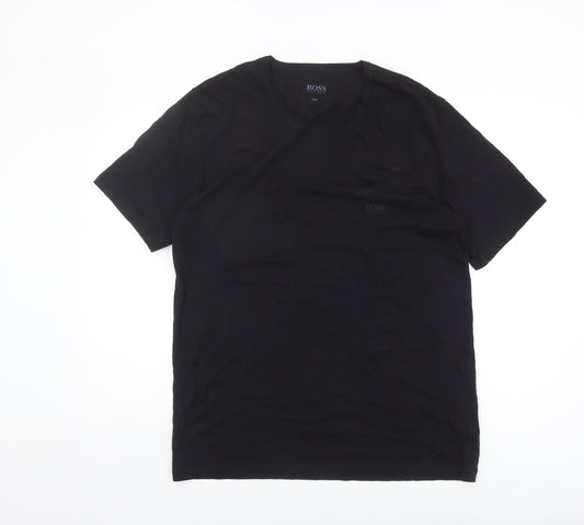 Hugo Boss Men's Black 2XL Crew Neck T-Shirt