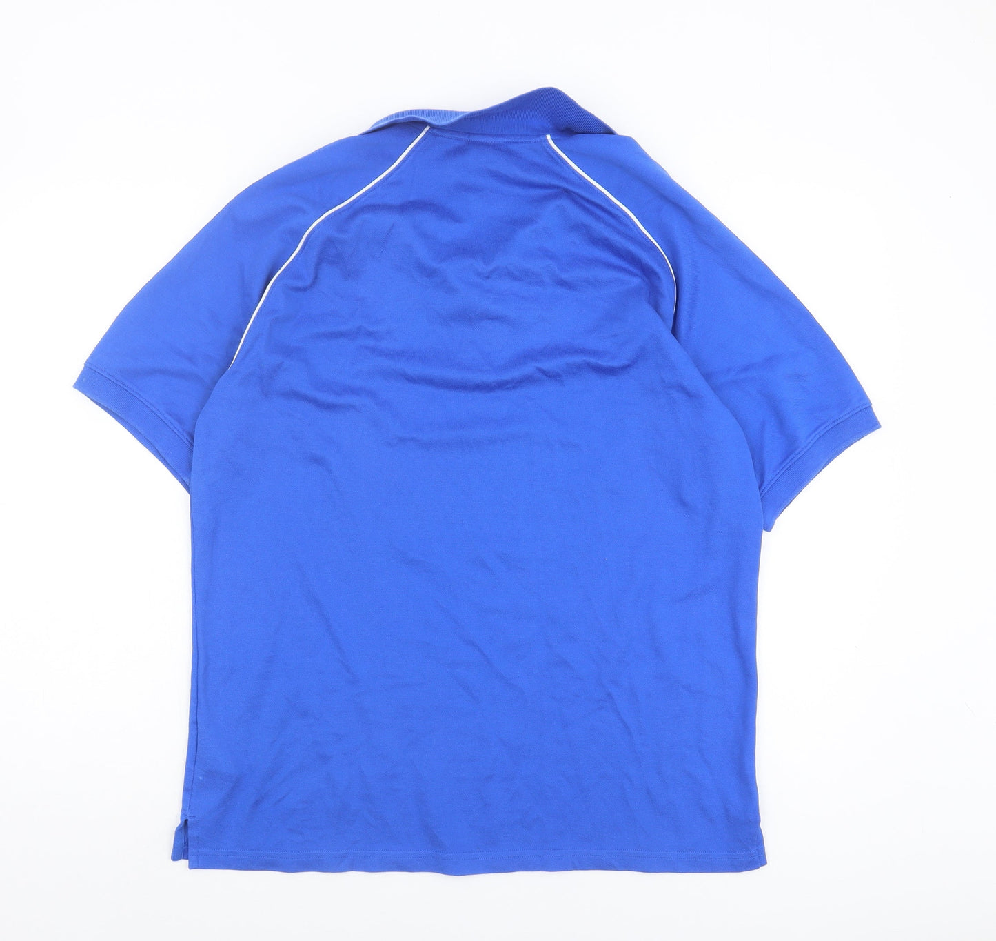 Nike Men's Blue Polo Shirt L Dri-FIT Moisture Wicking