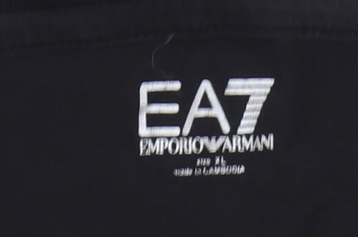 Emporio Armani Men’s Black XL Crew Neck T-Shirt