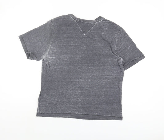 Tommy Jeans Unisex Grey T-Shirt, Size S, Casual Style