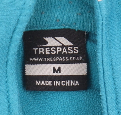 Trespass Women's Blue Fleece Jacket Size M