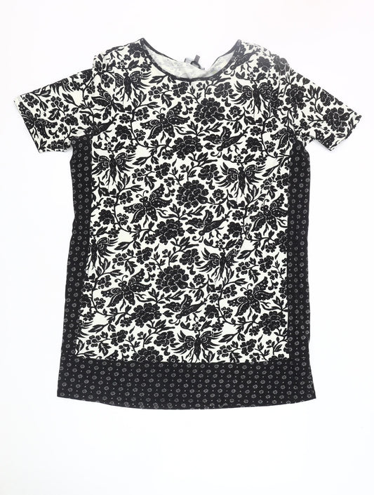 Laura Ashley Women’s Black Floral Dress Size 16