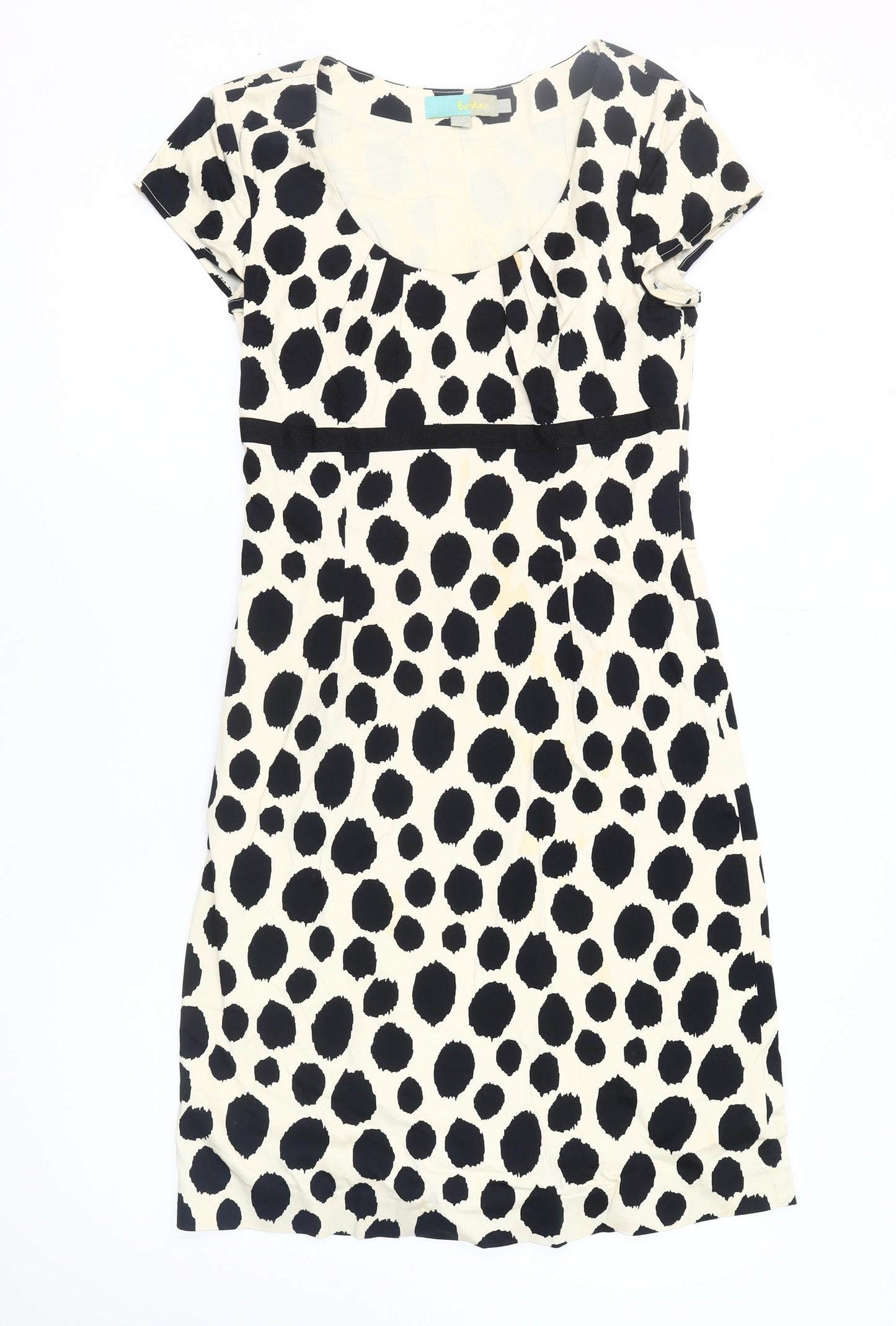 Boden Women's Black Shift Dress, Size 10, Scoop Neck