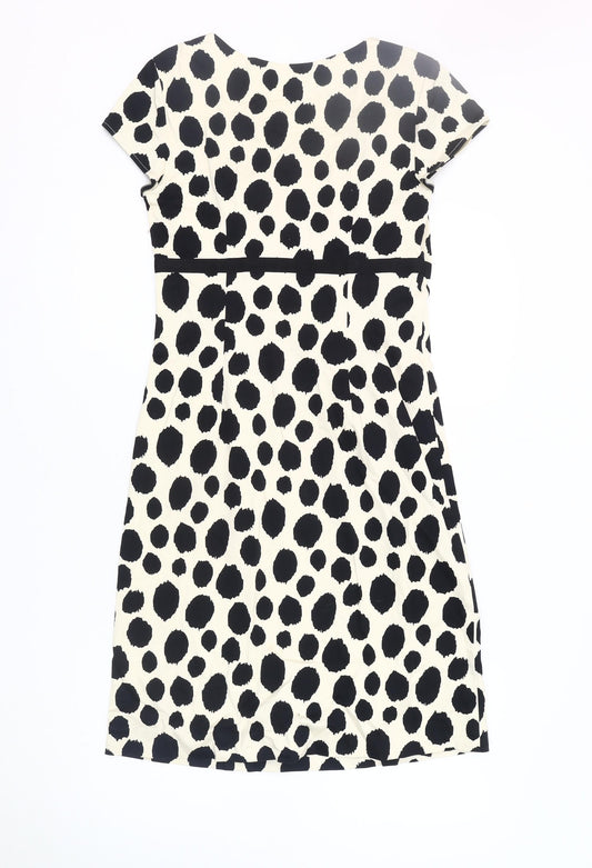 Boden Women's Black Shift Dress, Size 10, Scoop Neck