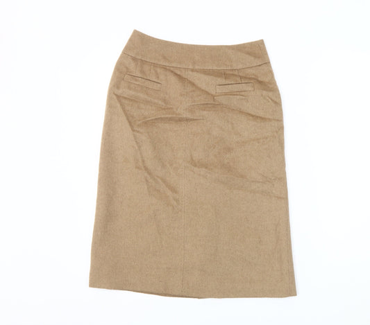 Jigsaw Women's Beige Knee-Length Pencil Skirt - Size 8