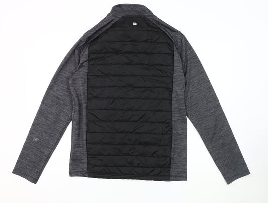 Mountain Warehouse Men's Black Grey M Puffer Jacket