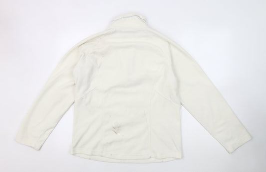 Craghoppers Women's White Fleece Sweatshirt, Size 14