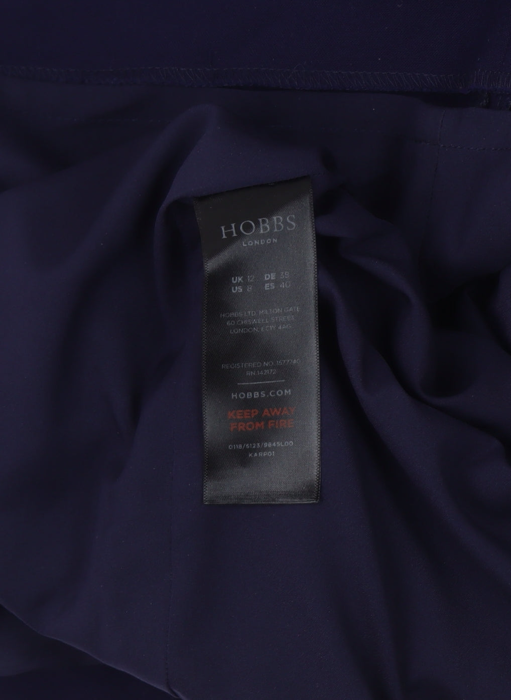 Hobbs Women's Blue Size 12 Sheath Dress