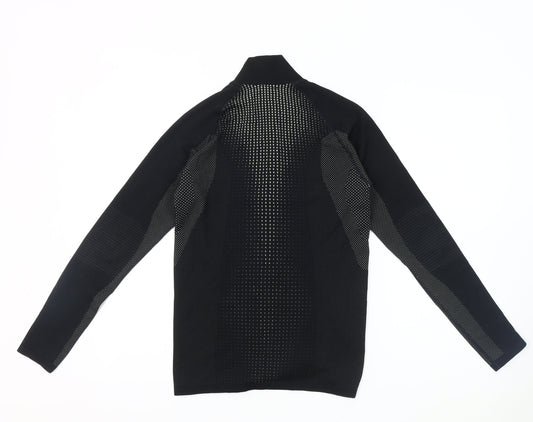 Odlo Men's Black Medium 1/2 Zip Sweatshirt