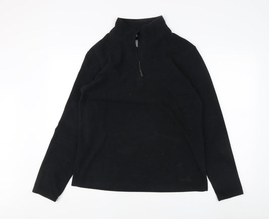 Peter Storm Black Women’s Fleece Sweatshirt, Size 16