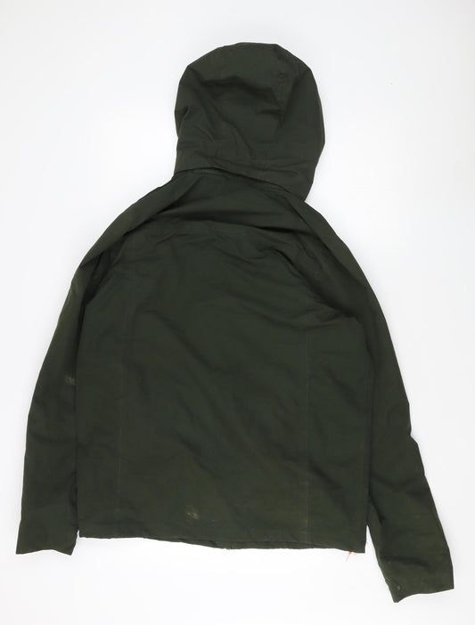 Trespass Men's Green Rain Coat with Hood Size M 38-40"