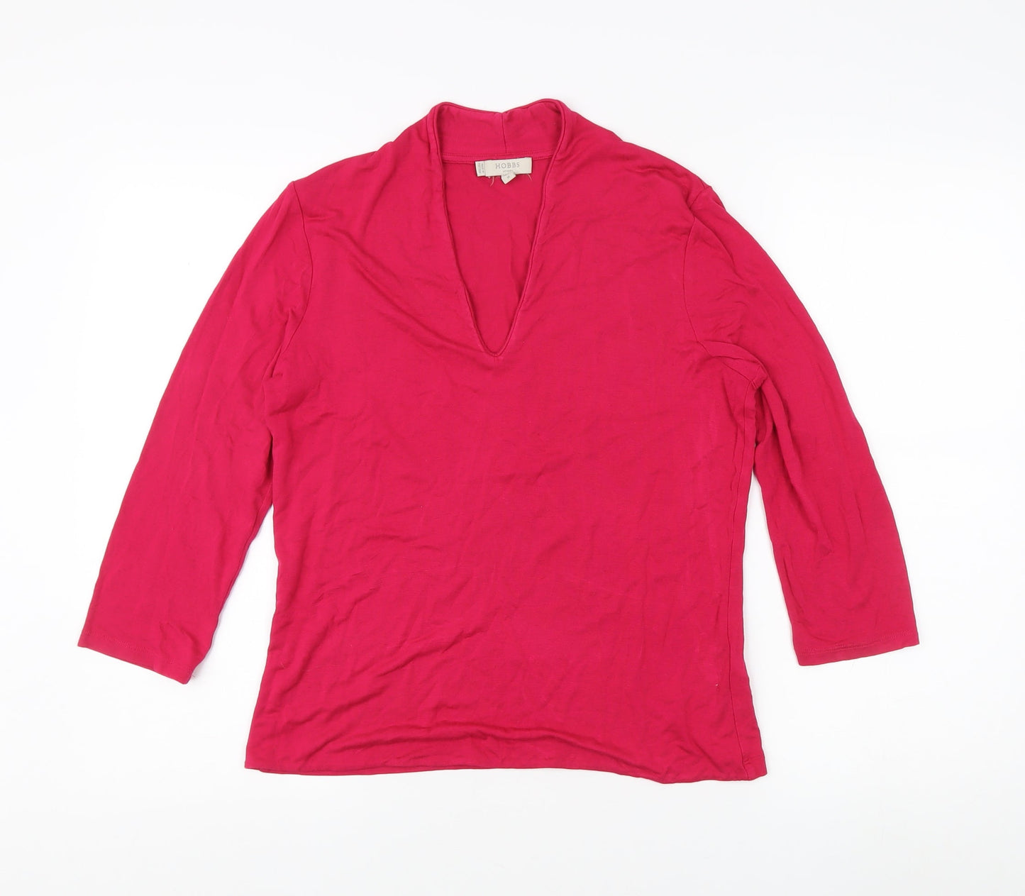 Hobbs Women's Red Cowl Neck Top Size M