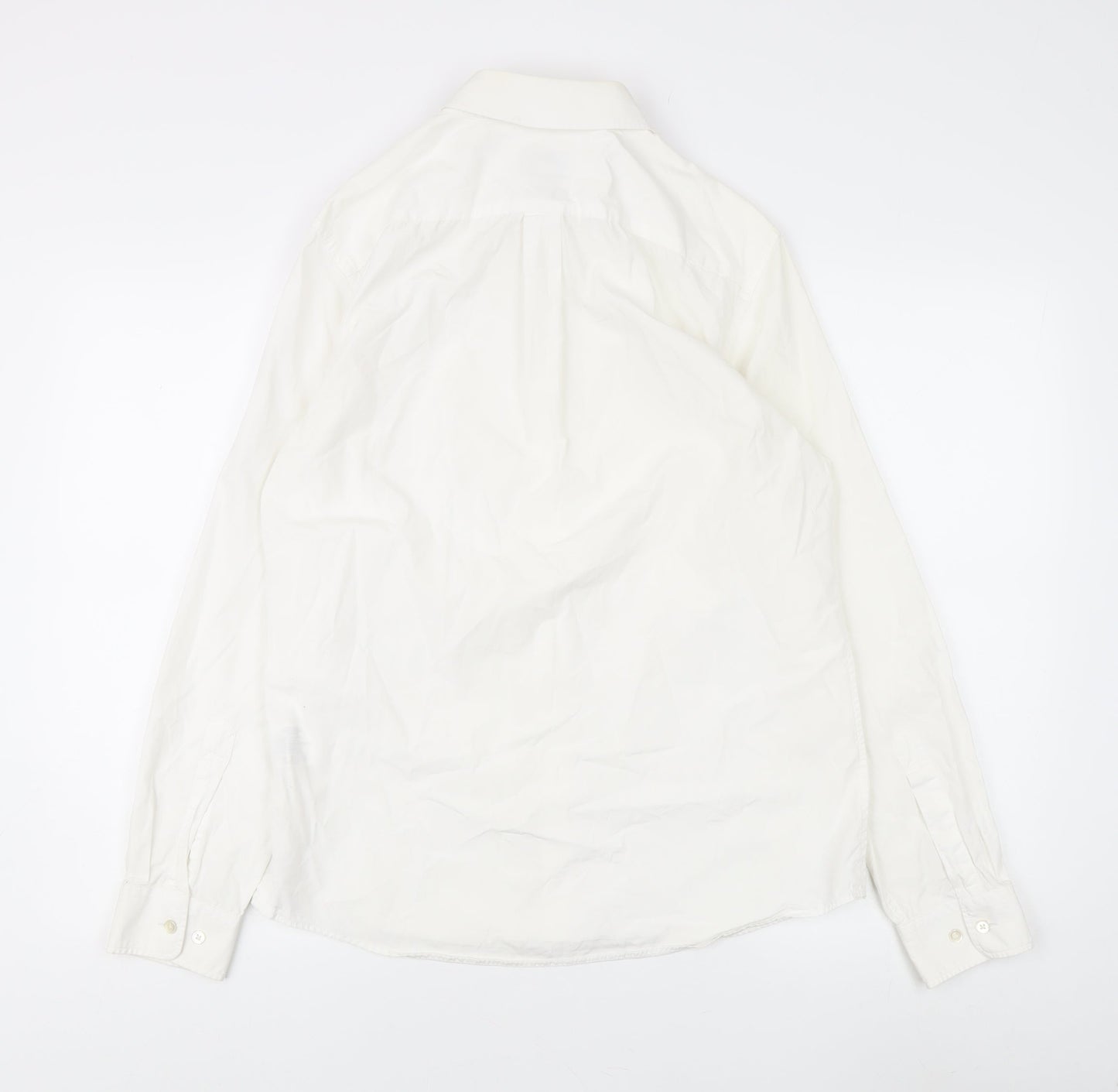 Jack Wills Men's White Classic Fit Dress Shirt M