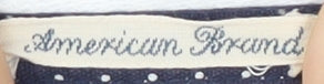 Brand and care label for Hilfiger Denim Women's Striped Blouse Large