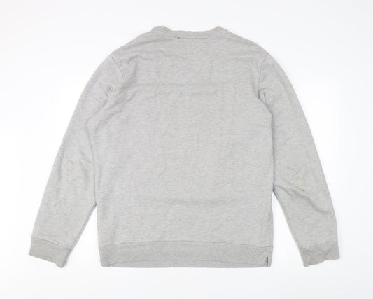 Diesel Men's Grey Pullover Sweatshirt L