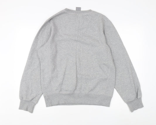 Nike Men's Grey Pullover Sweatshirt - Size S