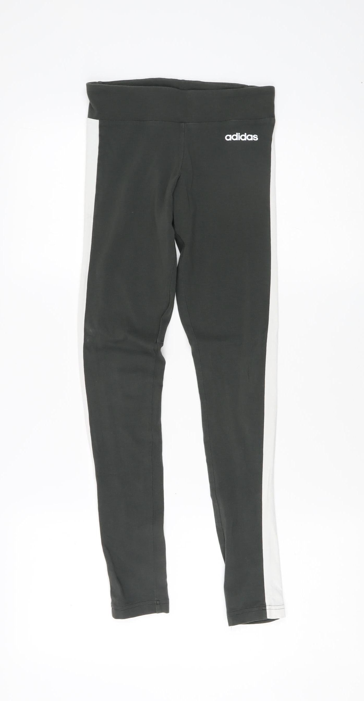 Adidas Women's Black XS Leggings with Elastic Waist
