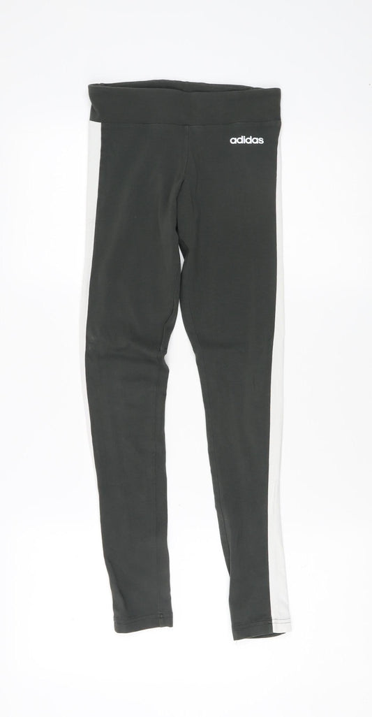 Adidas Women's Black XS Leggings with Elastic Waist
