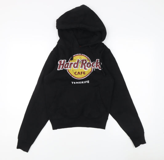 Hard Rock Cafe Unisex Black XS Pullover Hoodie