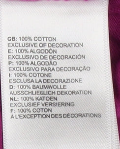 The North Face Unisex Purple Long Sleeve T-Shirt S