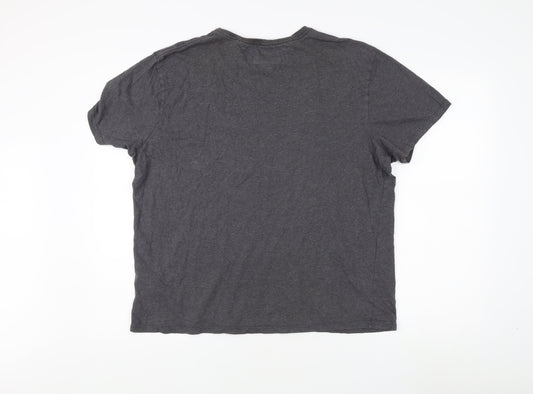 Tommy Hilfiger Men's Grey L Crew Neck T-Shirt