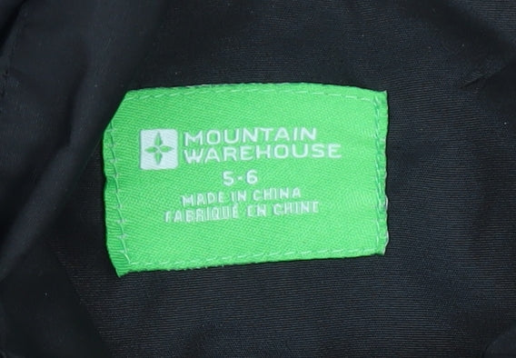 Additional view of Mountain Warehouse boys’' black hooded jacket 5-6 years