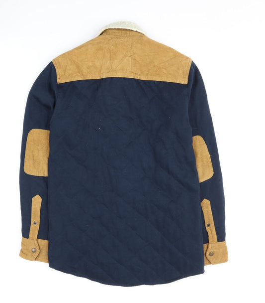 Tokyo Laundry Men's Quilted Blue Jacket - Small