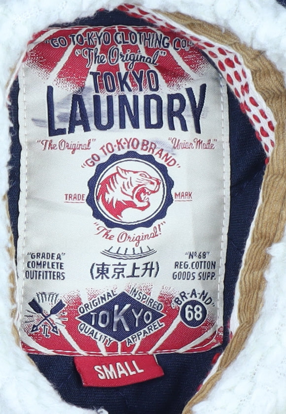 Tokyo Laundry Men's Quilted Blue Jacket - Small