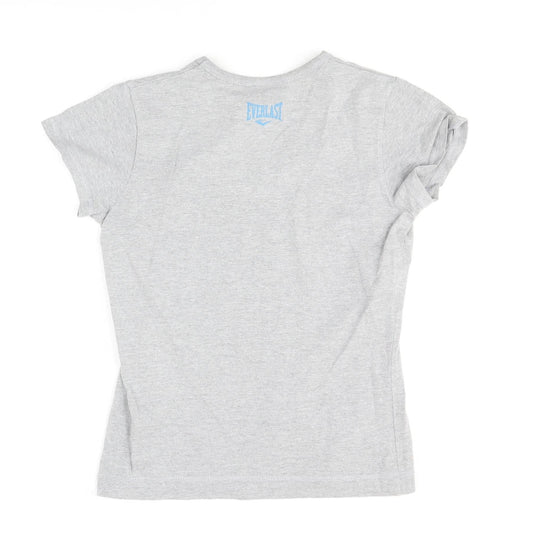 Everlast Women's Grey V-Neck T-Shirt Size 12